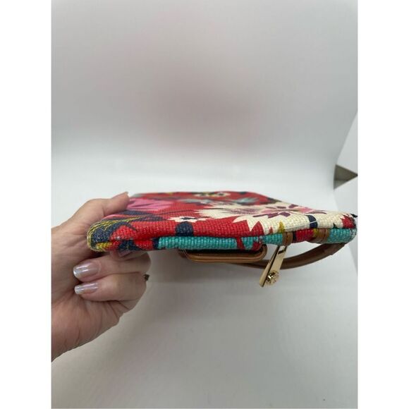 Spartina Little Bermuda Wristlet Wallet Canvas and Leather - Picture 5 of 14